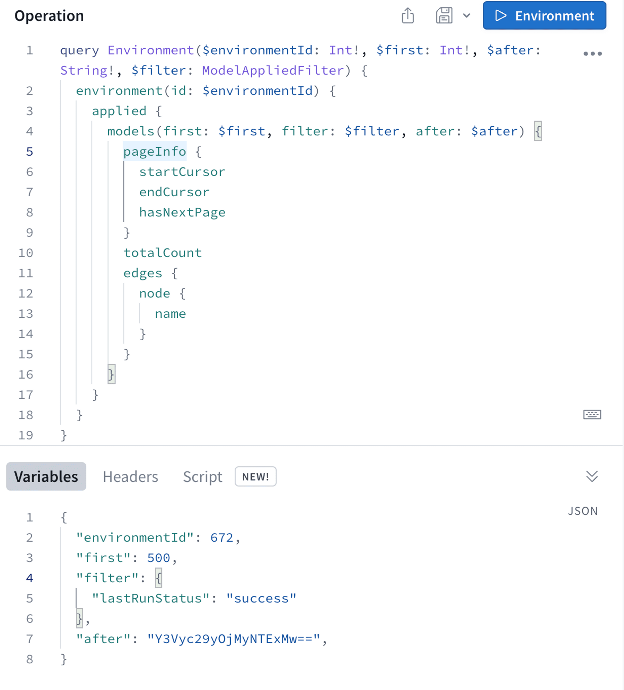 Example of pagination Example of pagination